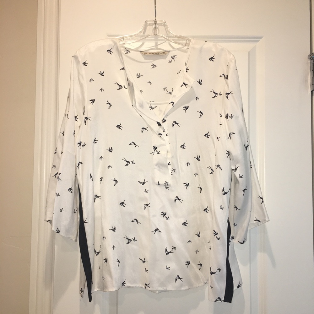 3/4 Sleeve & Button Up Blouse